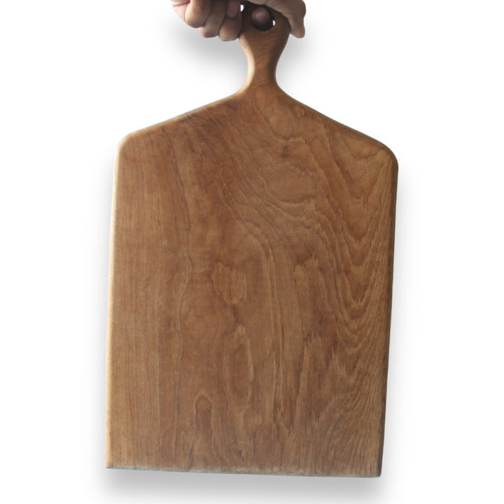 Teak Cutting Board Square with Extended Handle