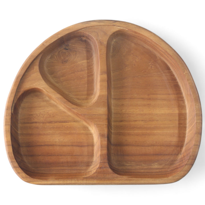 Teak Kids Plate