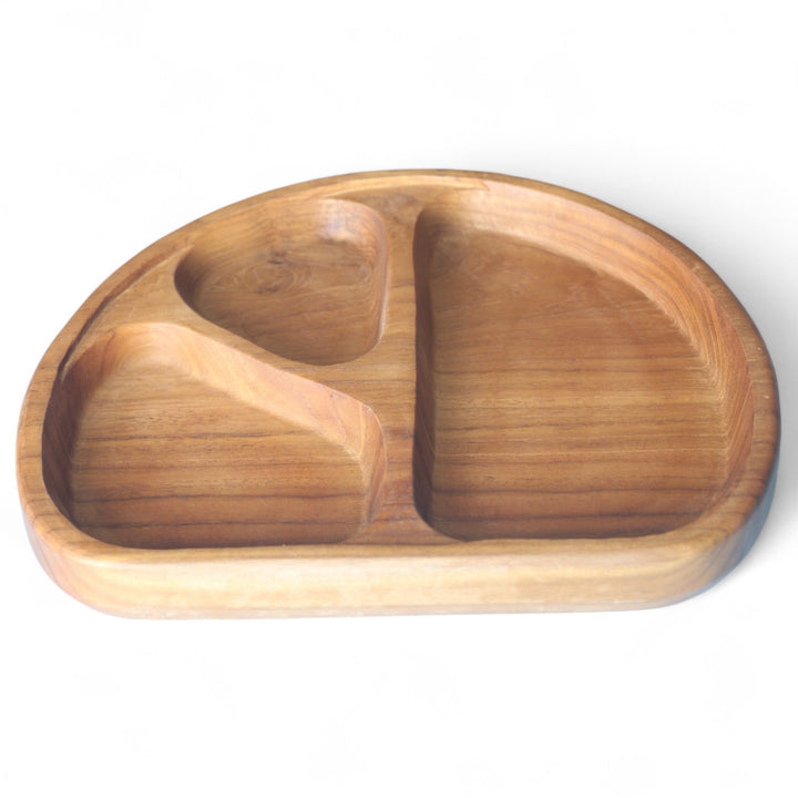 Teak Kids Plate