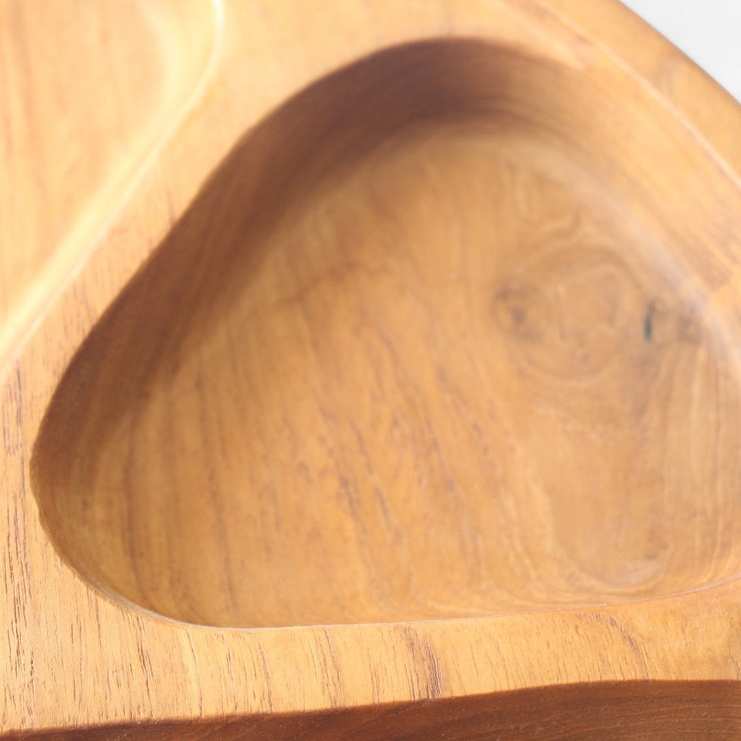 Teak Kids Plate