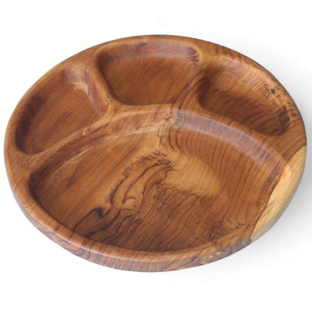 Teak Round Thali Plate