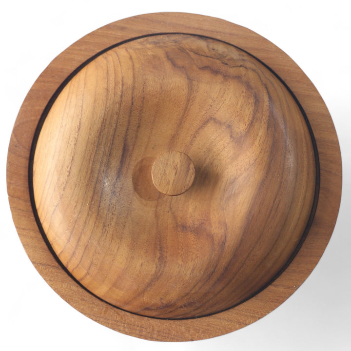 Teak Bowl with Lid