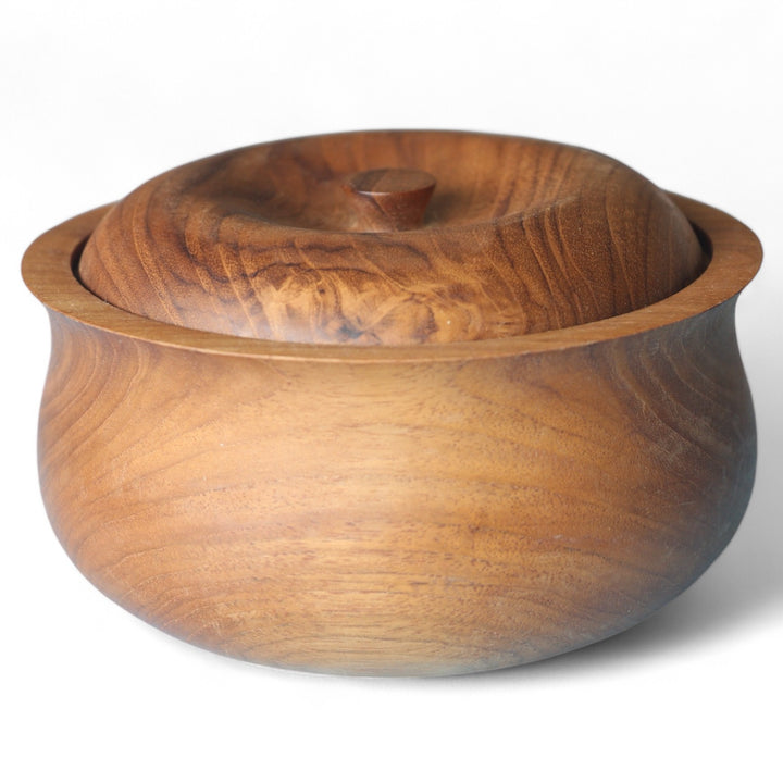 Teak Bowl with Lid