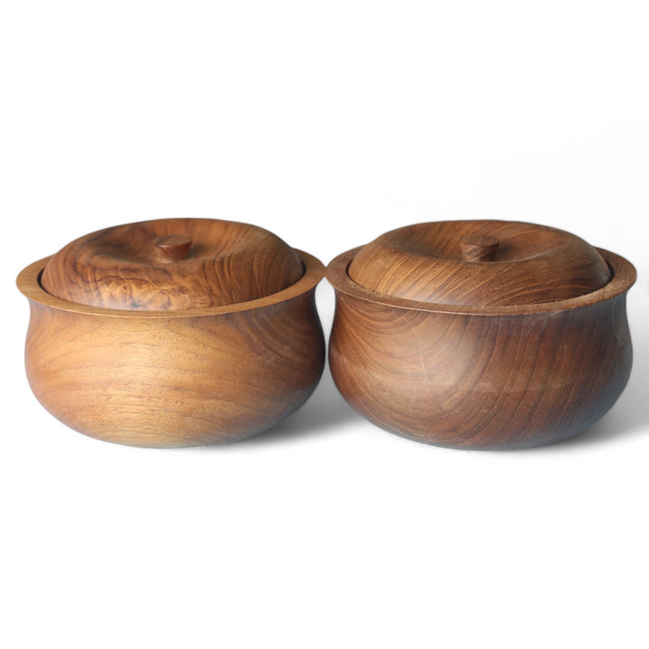 Teak Bowl with Lid