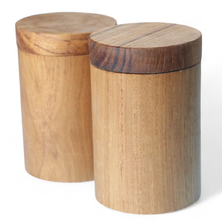 Teak Container with Lid Medium