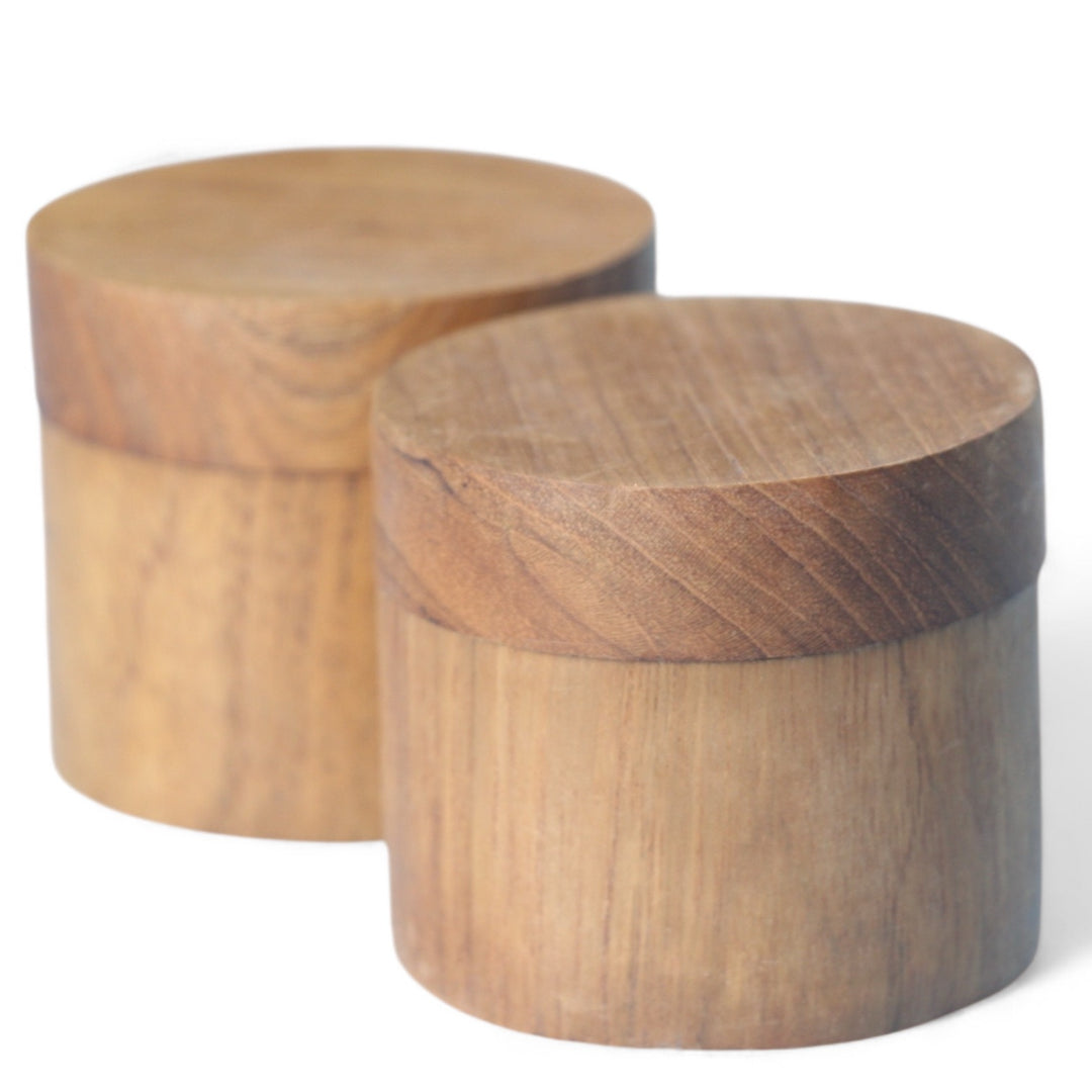 Teak Container with Lid Small