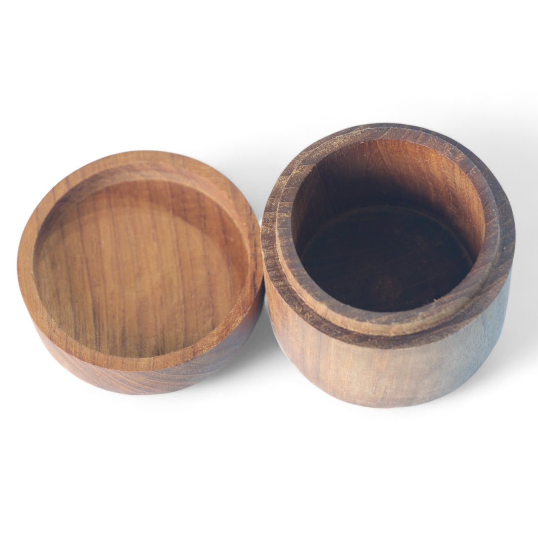 Teak Container with Lid Small