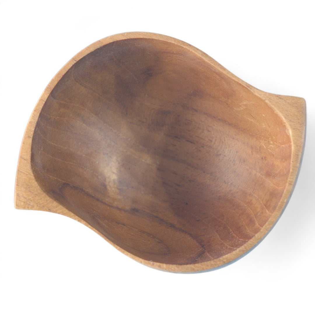 Teak Mango Shaped Bowl