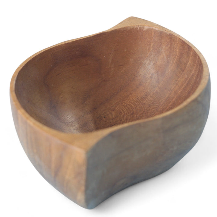 Teak Mango Shaped Bowl