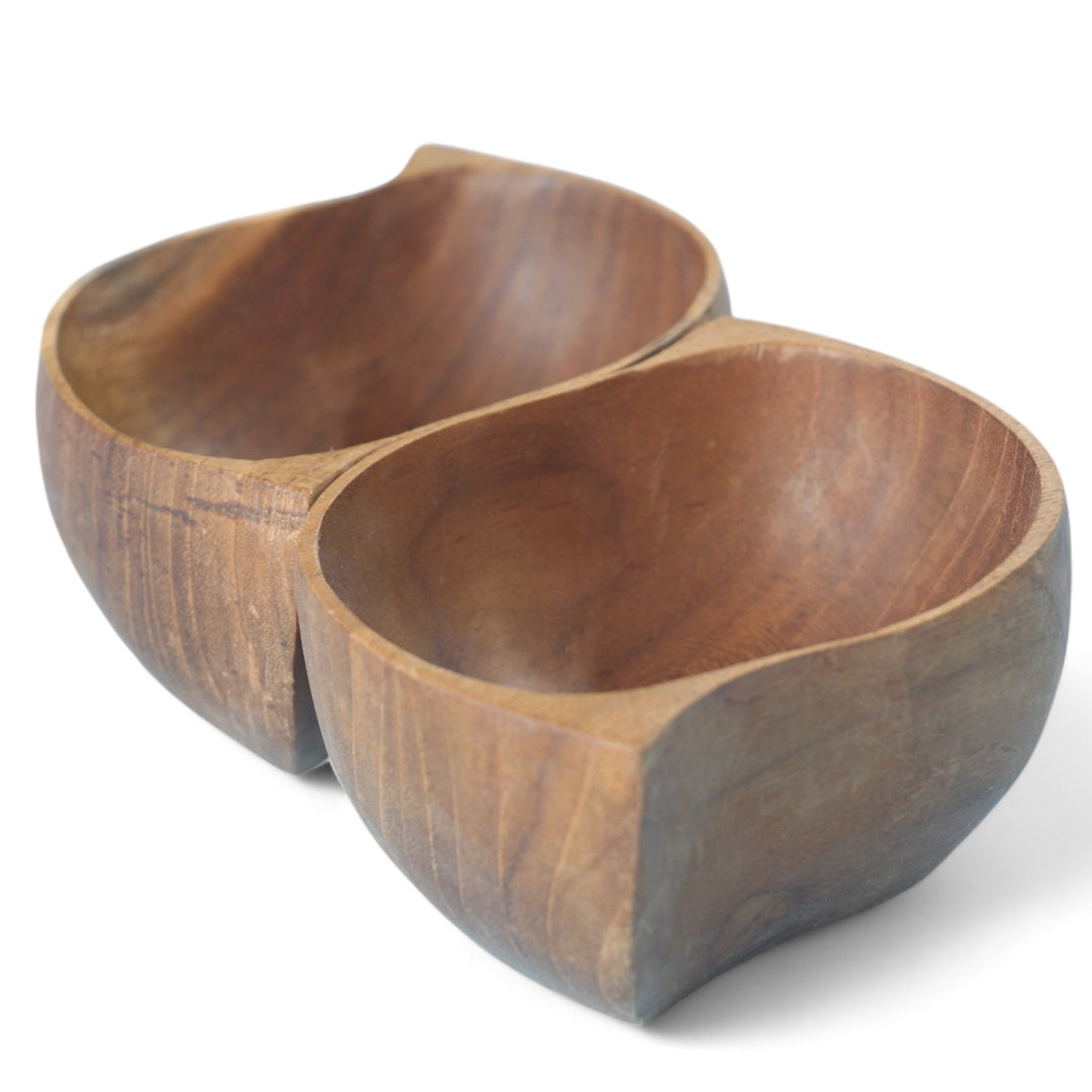 Teak Mango Shaped Bowl