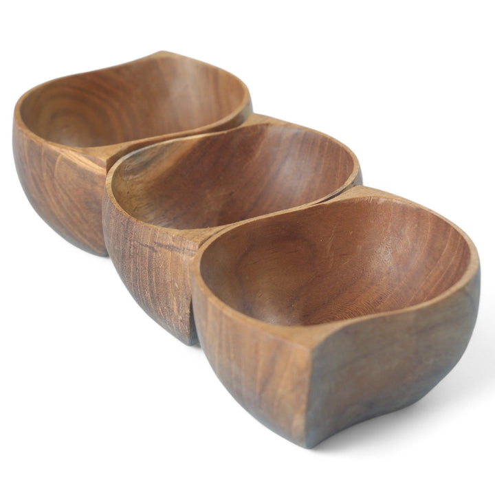 Teak Mango Shaped Bowl