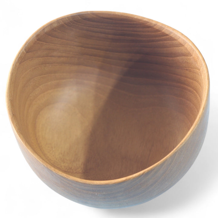 Teak Bowl Wavy