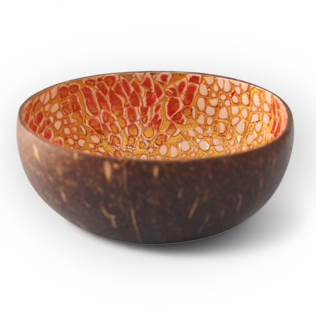Egg Shell Inlaid Coconut Bowl (500ml)