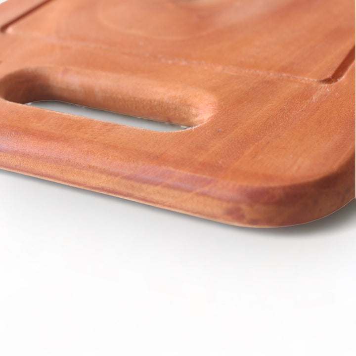 Mahogany Wood Cutting Board with Easy Holding Handle