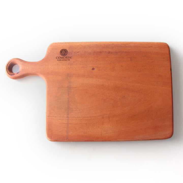 Mahogany Wood Cutting Board with Extended Handle